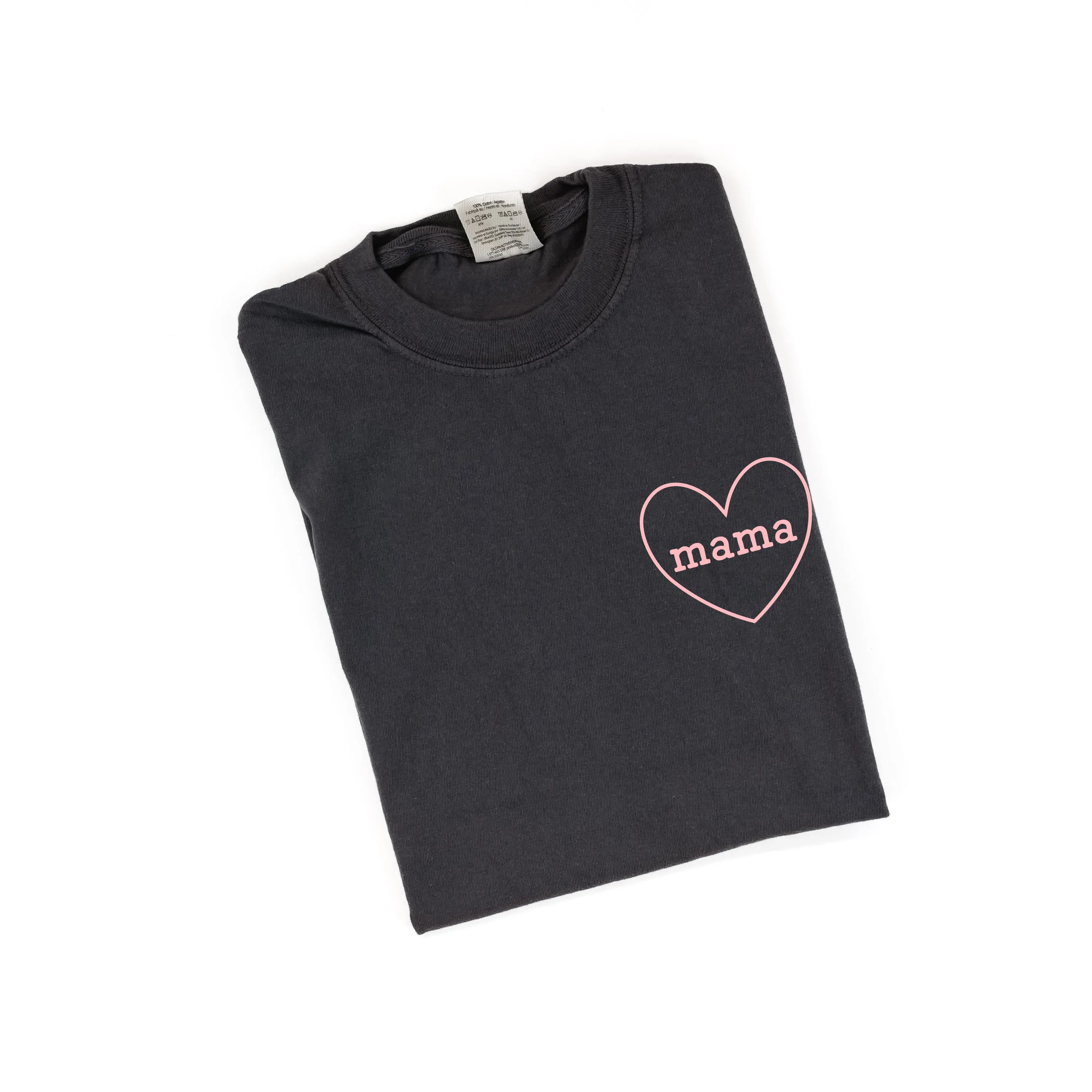 Mama (Heart Around) - Comfort Colors Tee
