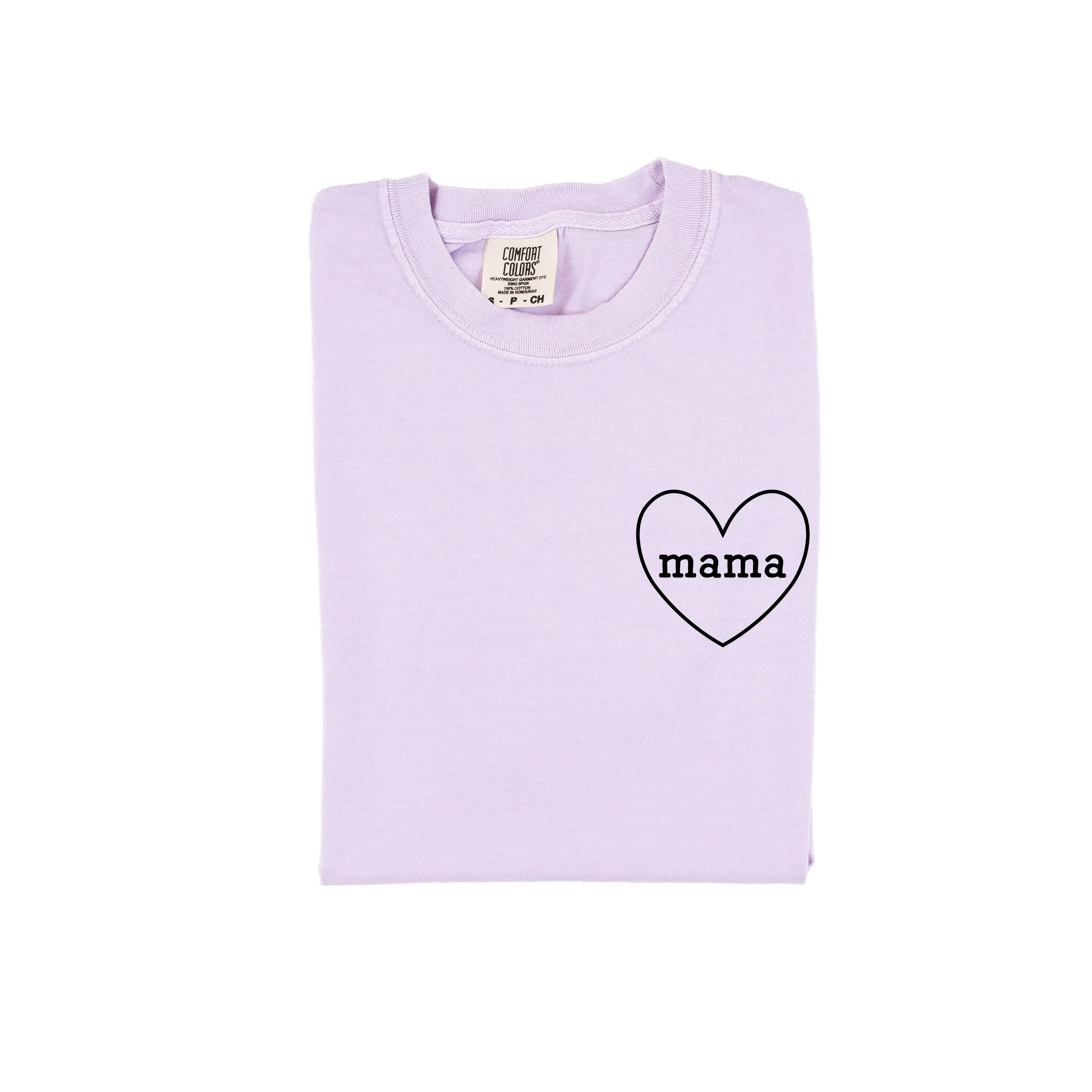 Mama (Heart Around) - Comfort Colors Tee