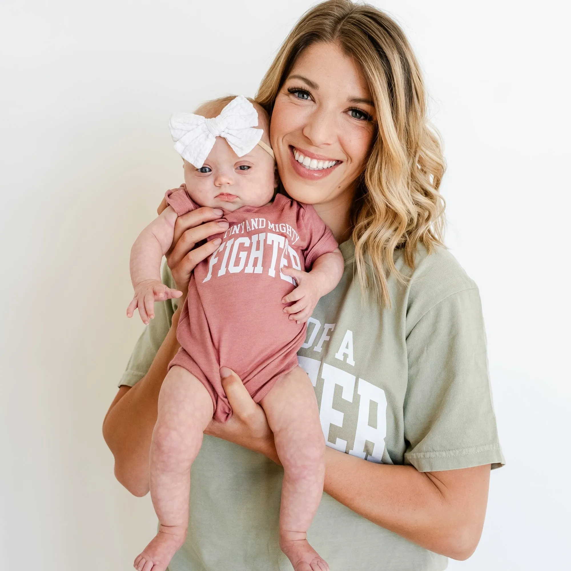Mama of a Fighter - Varsity - SHORT SLEEVE COMFORT COLORS TEE