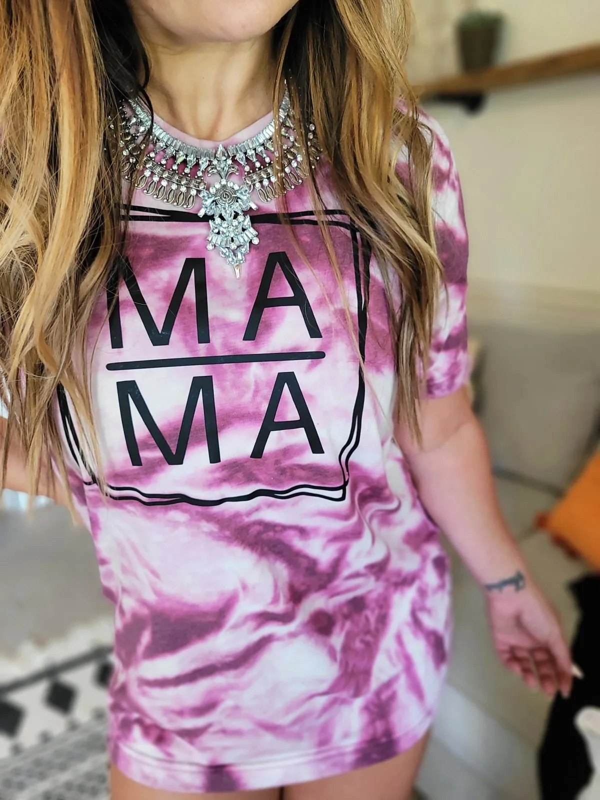 Mama Tie Dye Tee