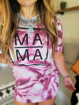 Mama Tie Dye Tee