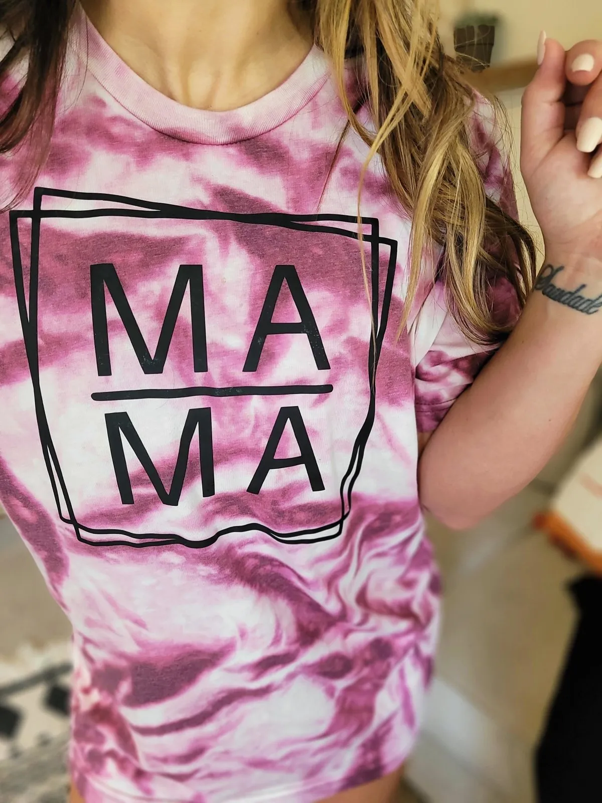 Mama Tie Dye Tee