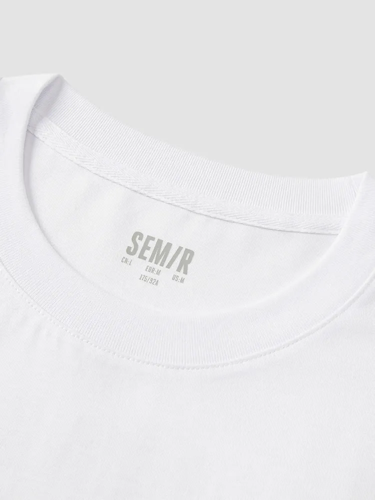 Men's Knitted Comfortable Moisture-absorbing Quick-drying Round Neck Short Sleeves T-Shirt