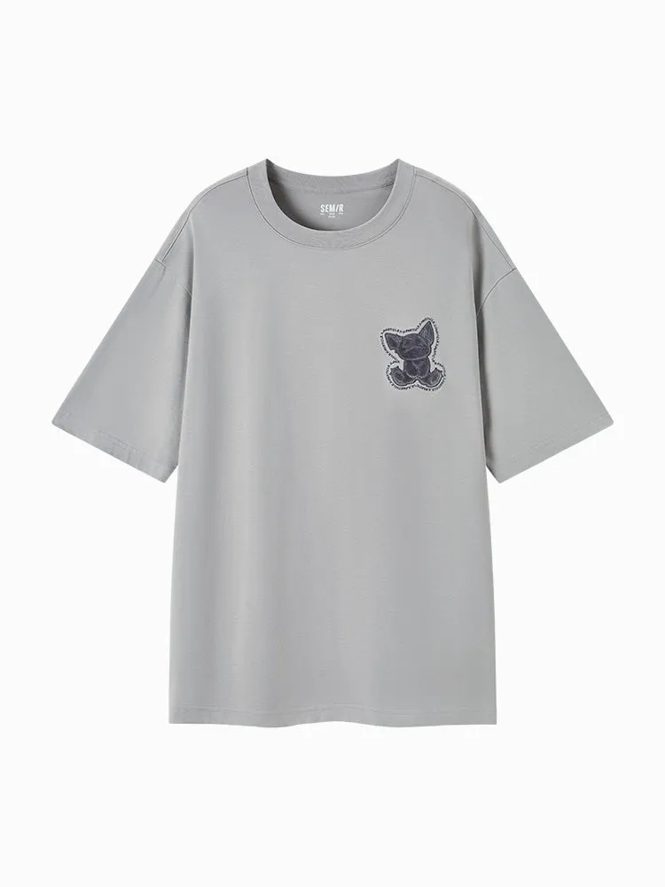 Men's Knitted Comfortable Moisture-absorbing Quick-drying Round Neck Short Sleeves T-Shirt