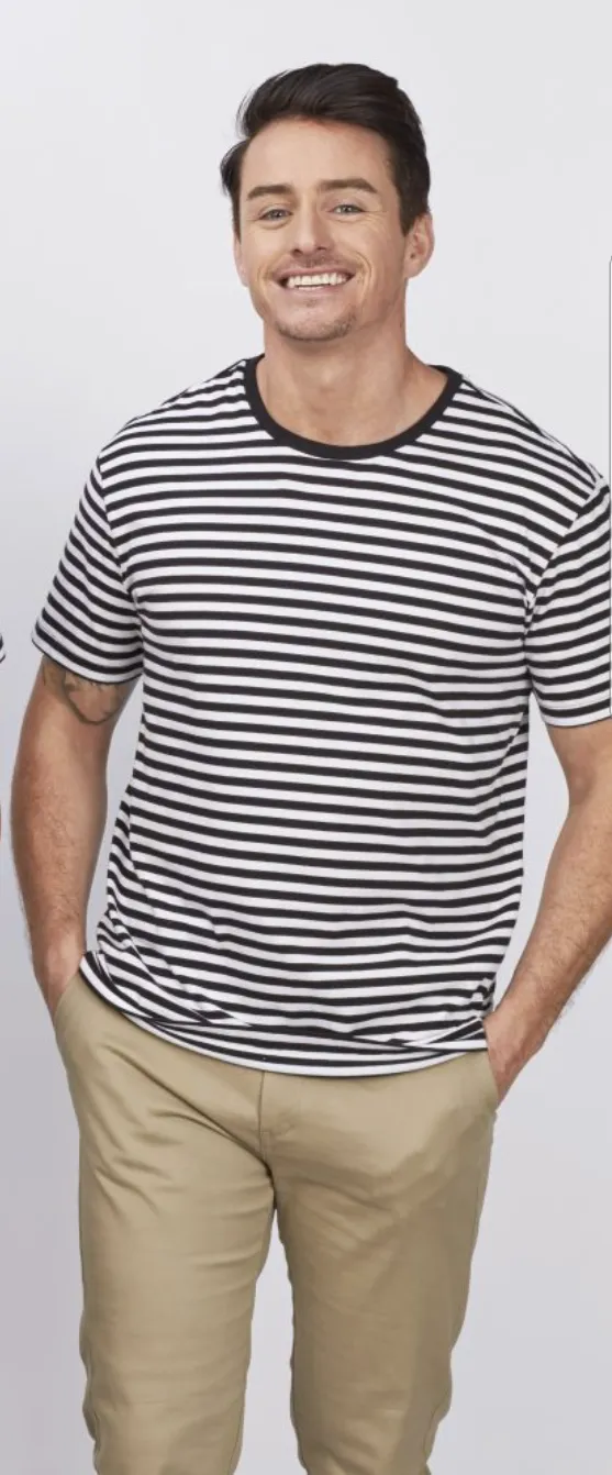 Mens Modern Stripe Tee Stevie