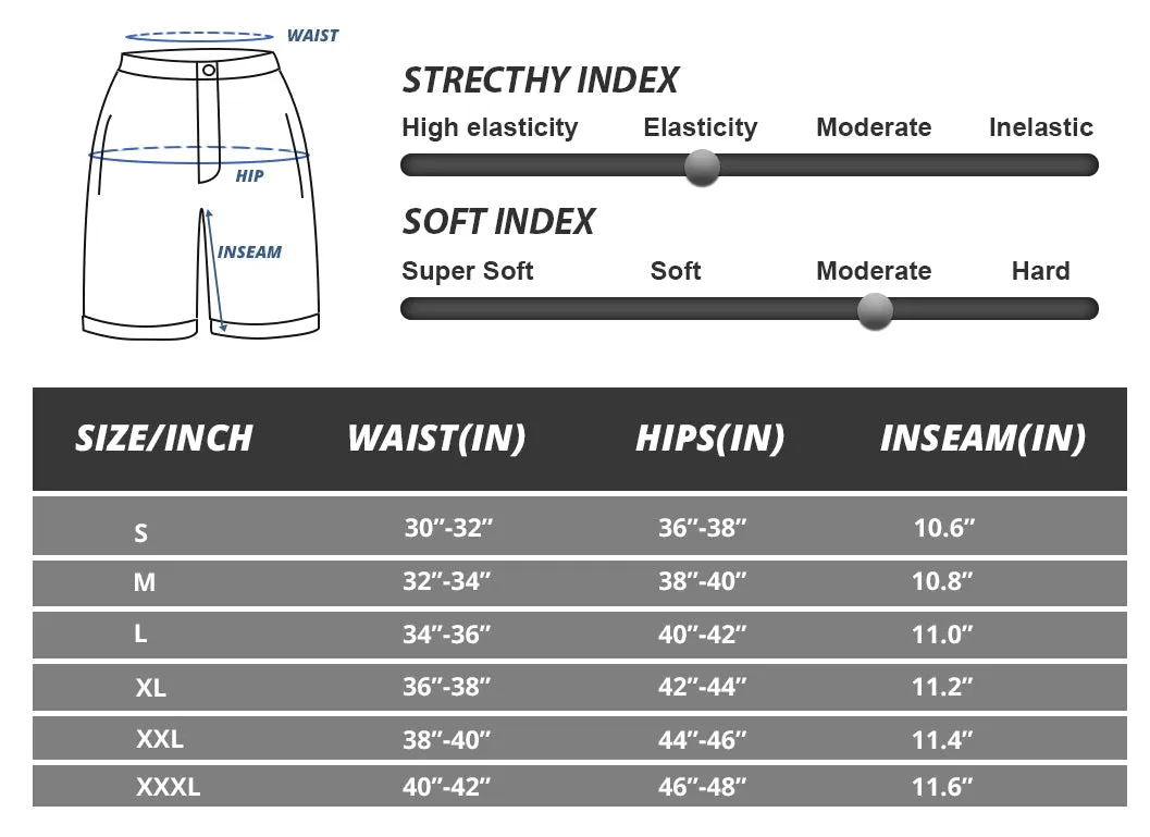 Men's Outdoor Lightweight Stretchy Shorts with 5 Pockets