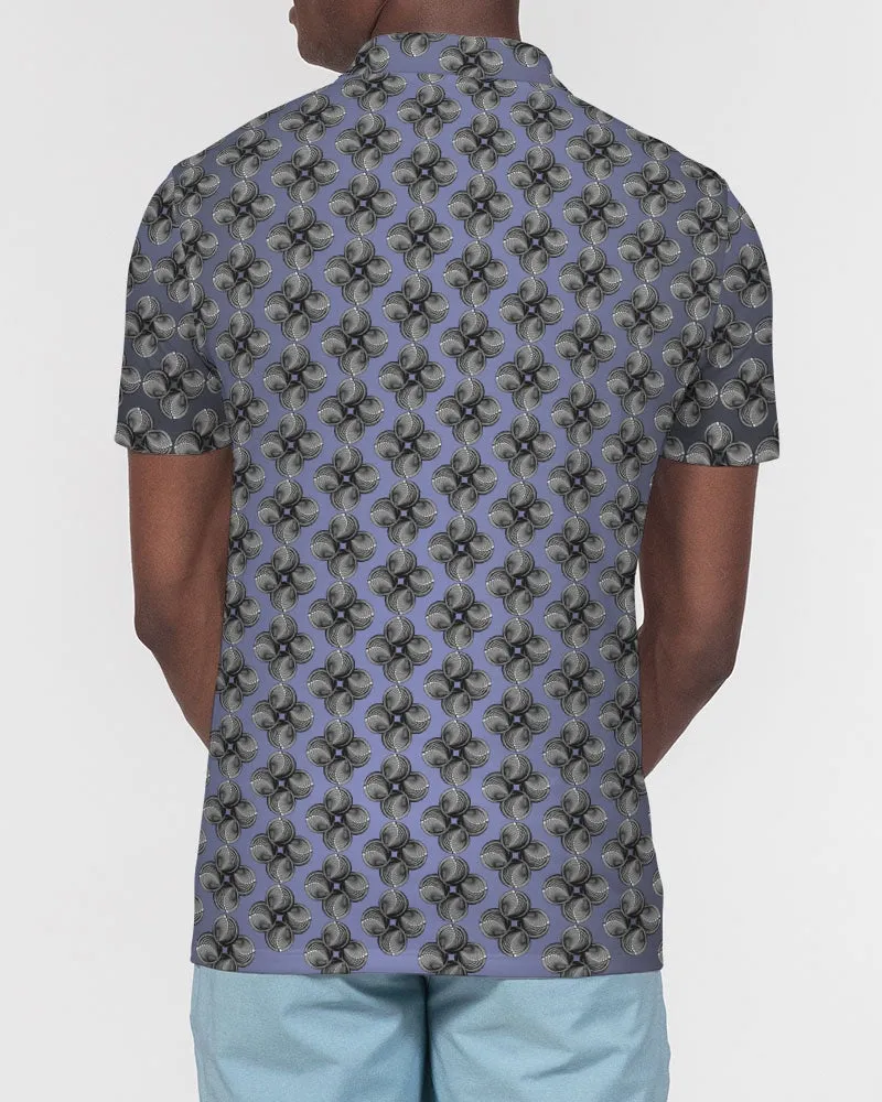 Men's Slim Fit Short Sleeve Polo Blue