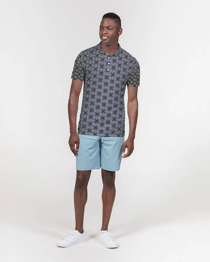 Men's Slim Fit Short Sleeve Polo Blue