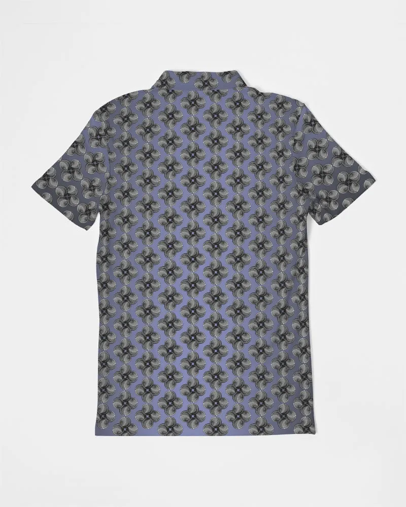 Men's Slim Fit Short Sleeve Polo Blue