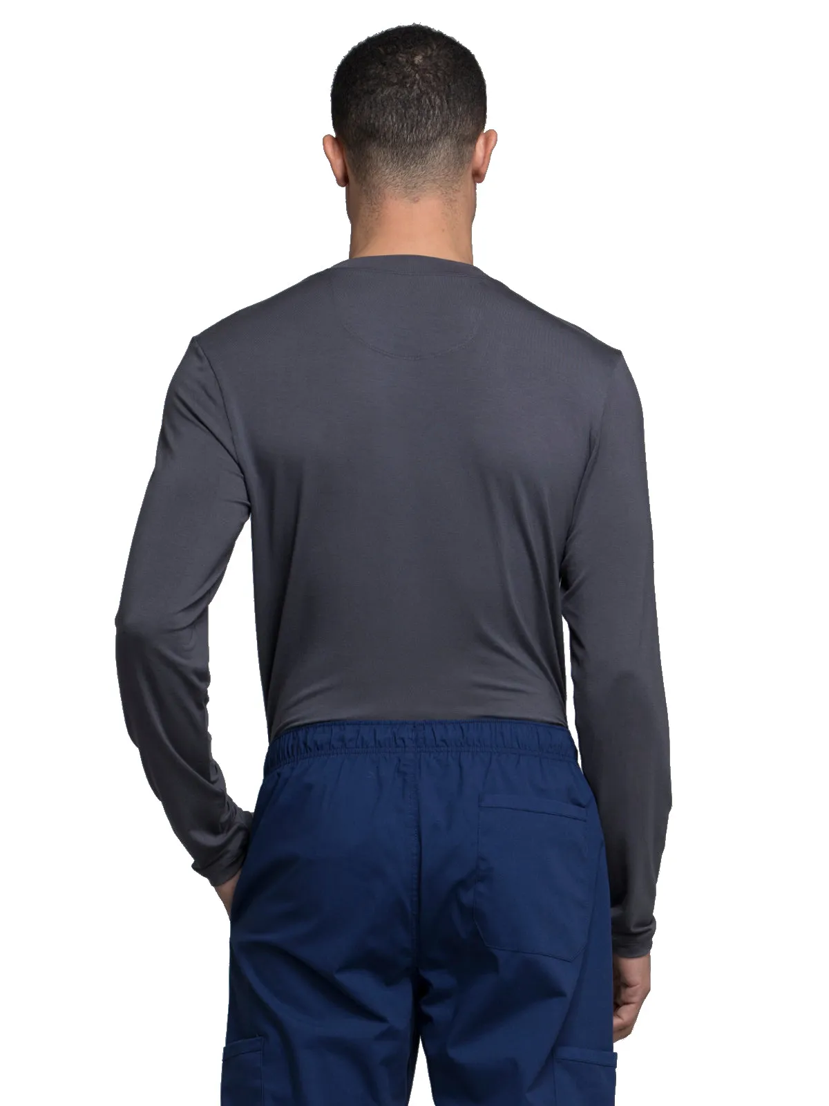 Men's Underscrub Knit Top - WW700 - Pewter