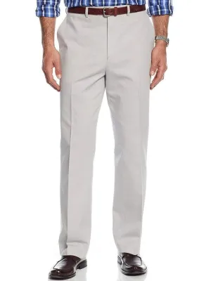 Michael Kors Men's 100% Cotton Flat Front Straight Fit Chino Pants
