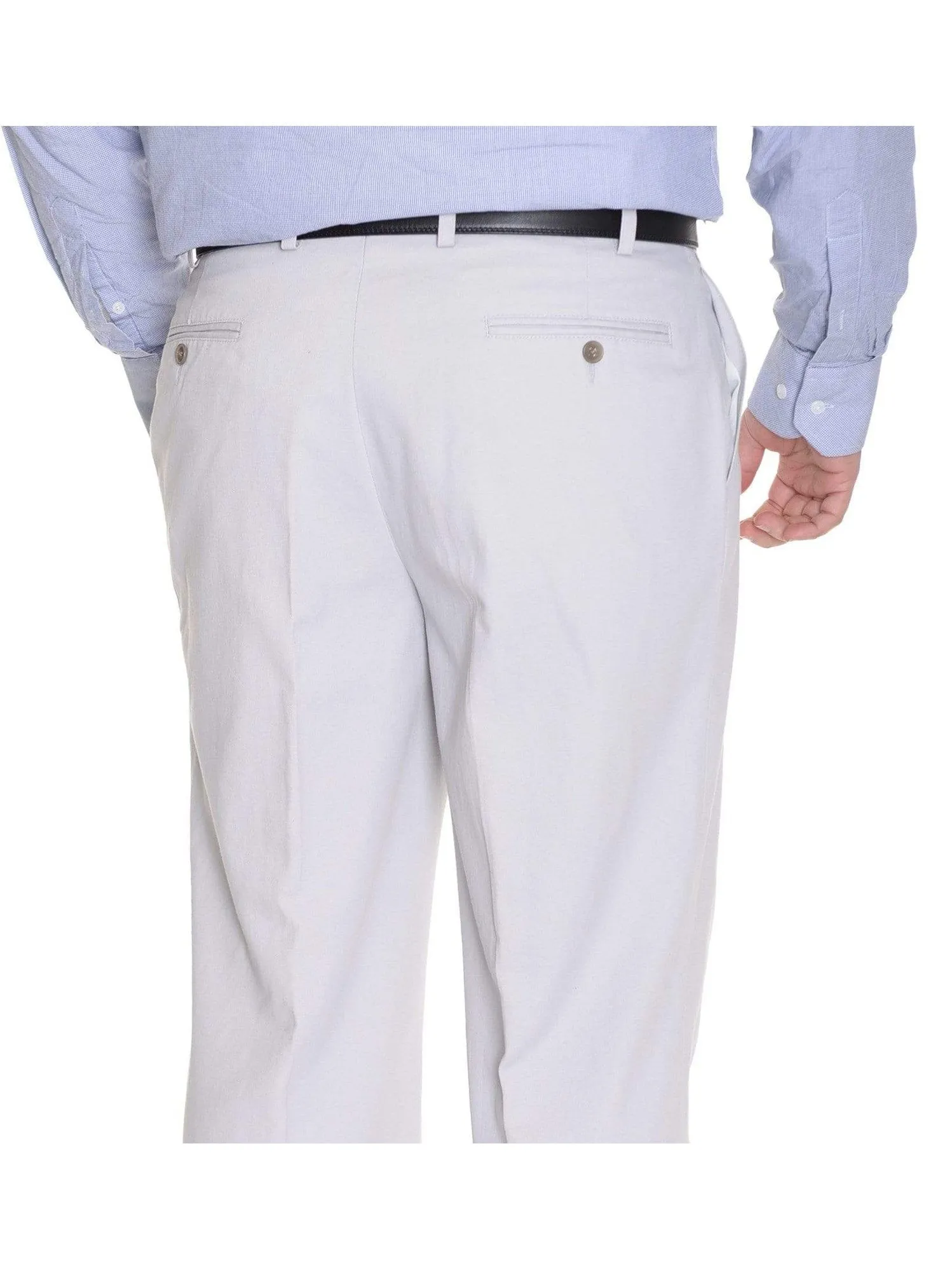 Michael Kors Men's 100% Cotton Flat Front Straight Fit Chino Pants