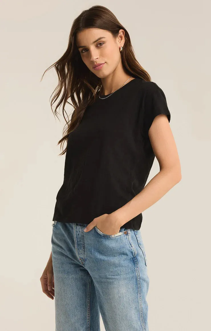 Modern Slub Tee I Black