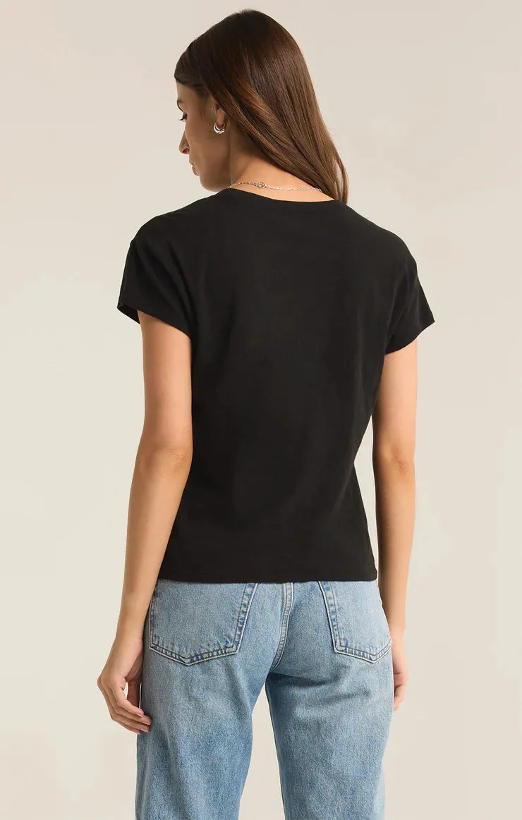 Modern Slub Tee I Black
