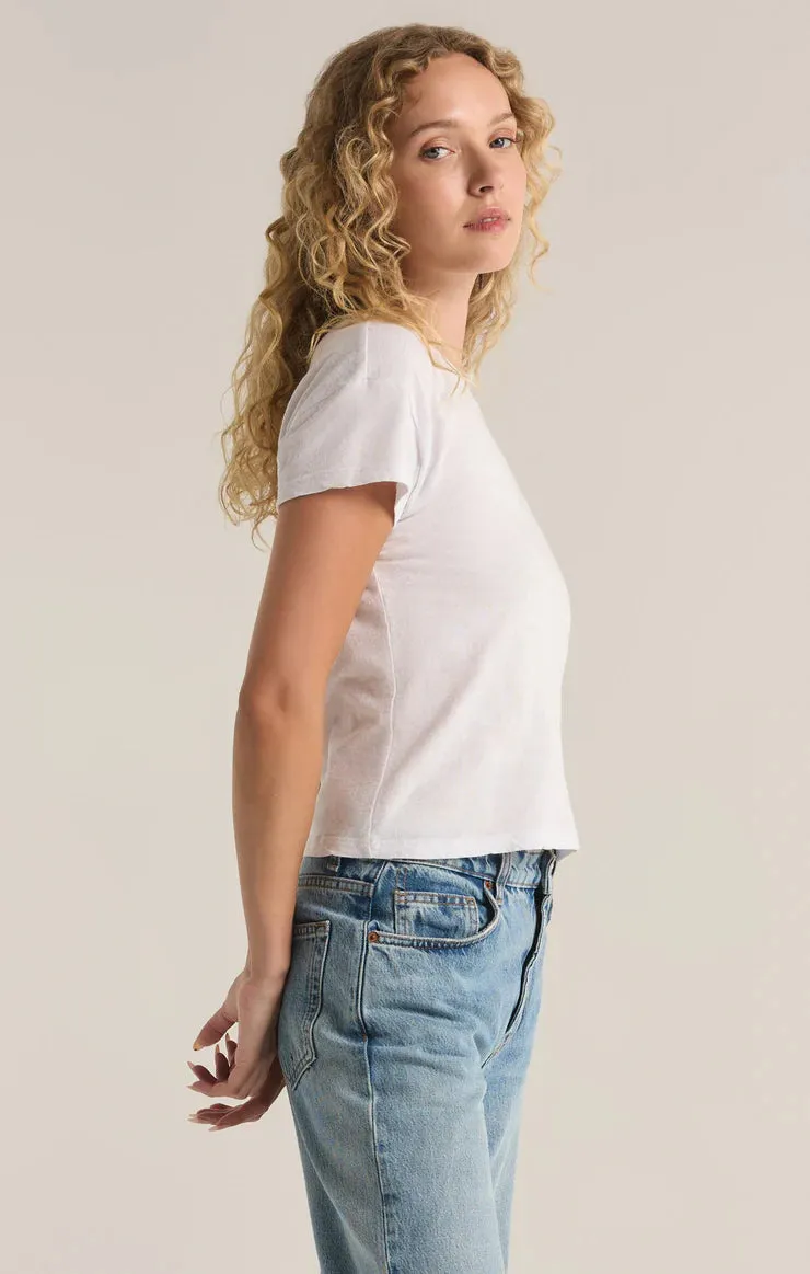 Modern Slub Tee I White