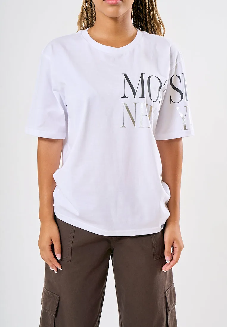 Mossimo Aira White Modern Fit Tee