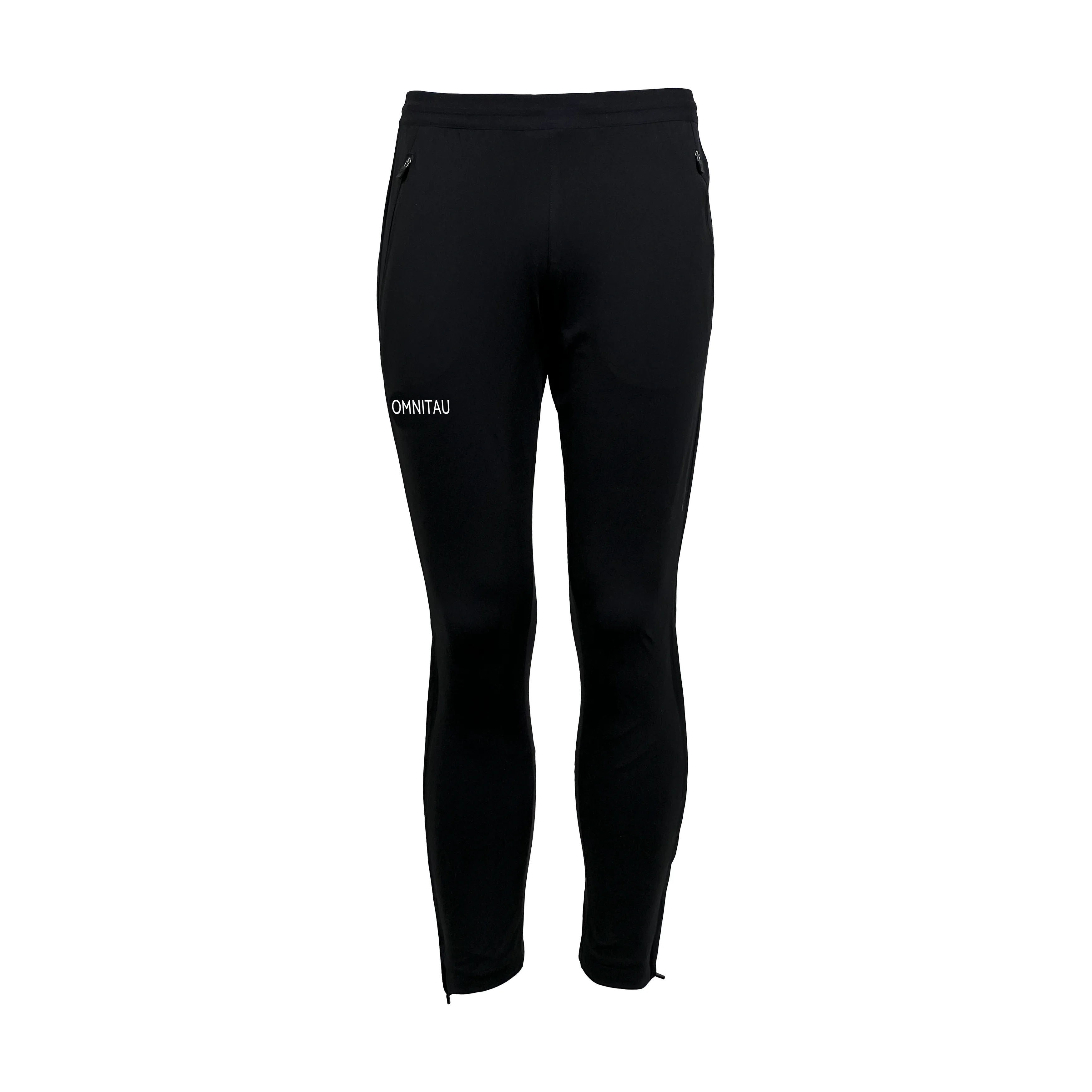 Omnitau Kid's Team Sports Breathable Tapered Track Pants - Black