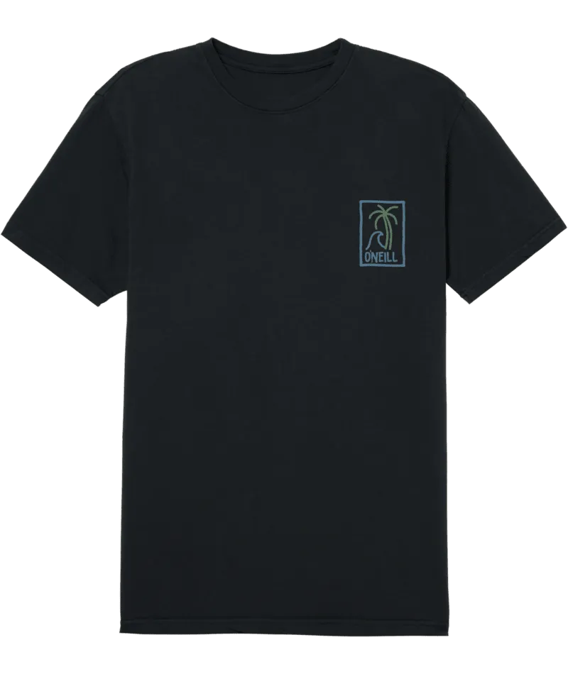 O'Neill Chalklines Tee-Dark Charcoal