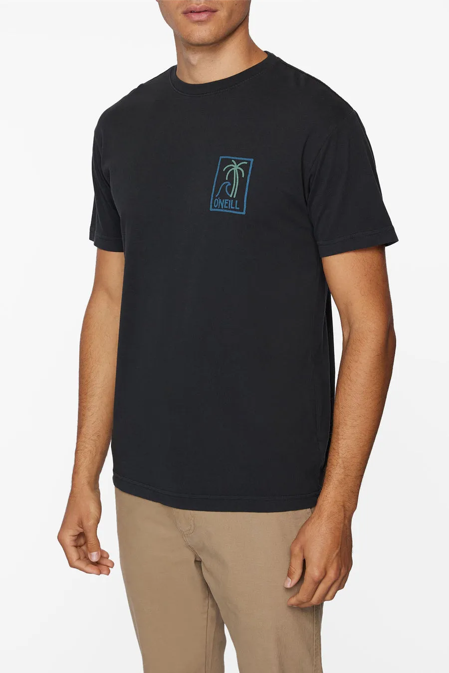 O'Neill Chalklines Tee-Dark Charcoal