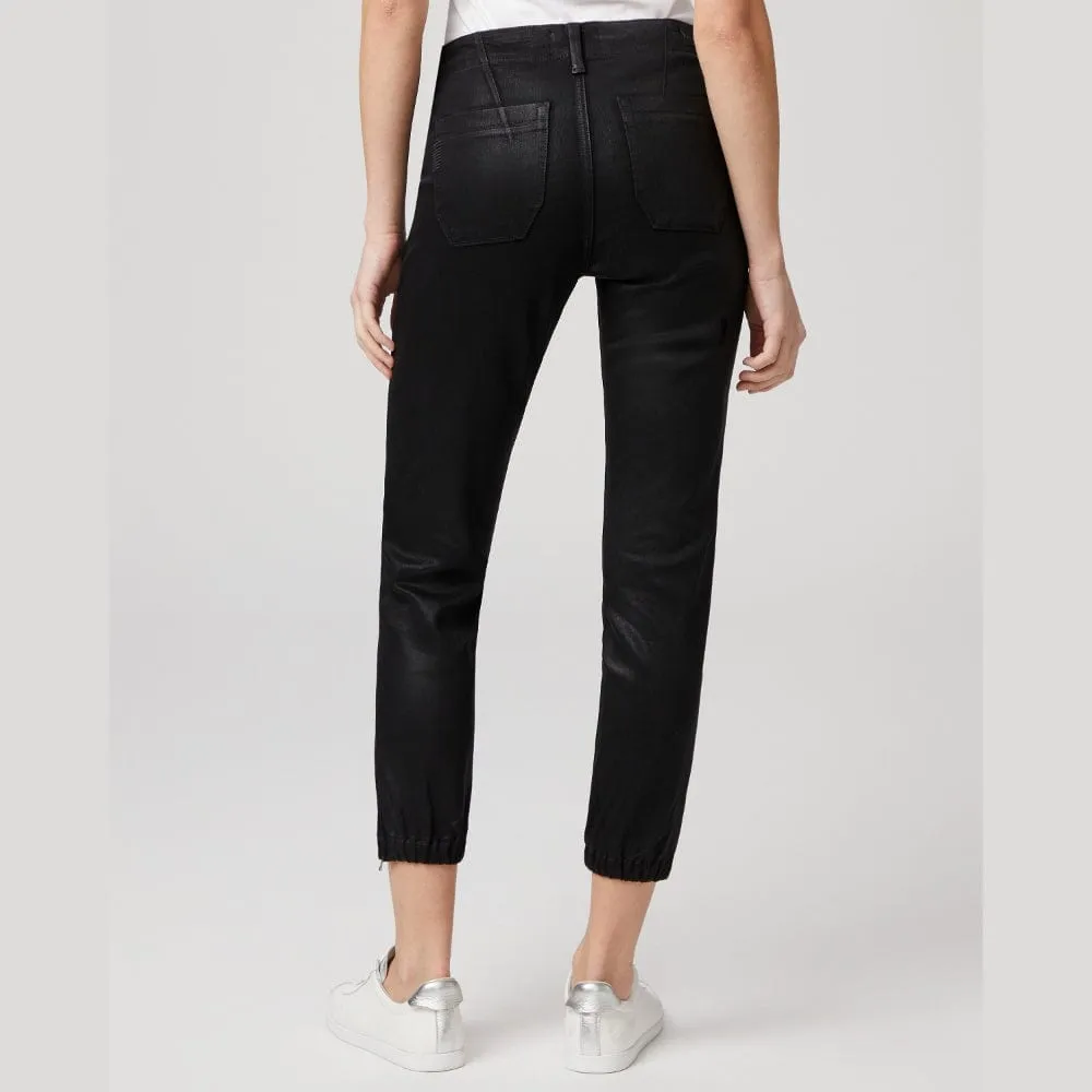 PAIGE Mayslie Jogger - Black Fog Luxe Coating