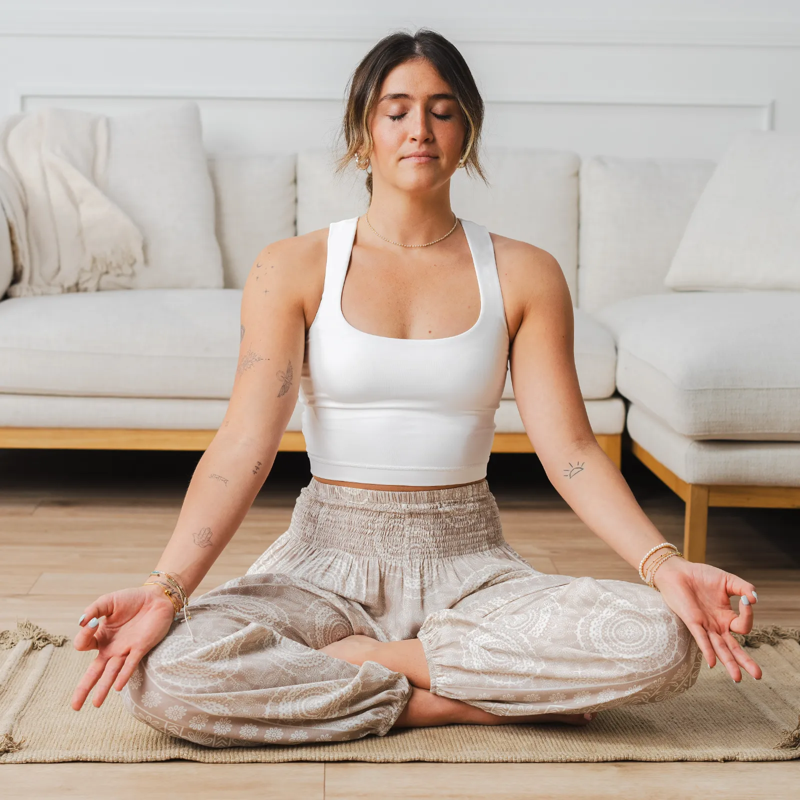 Pearl Vinyasa Tank from LotusAndLuna
