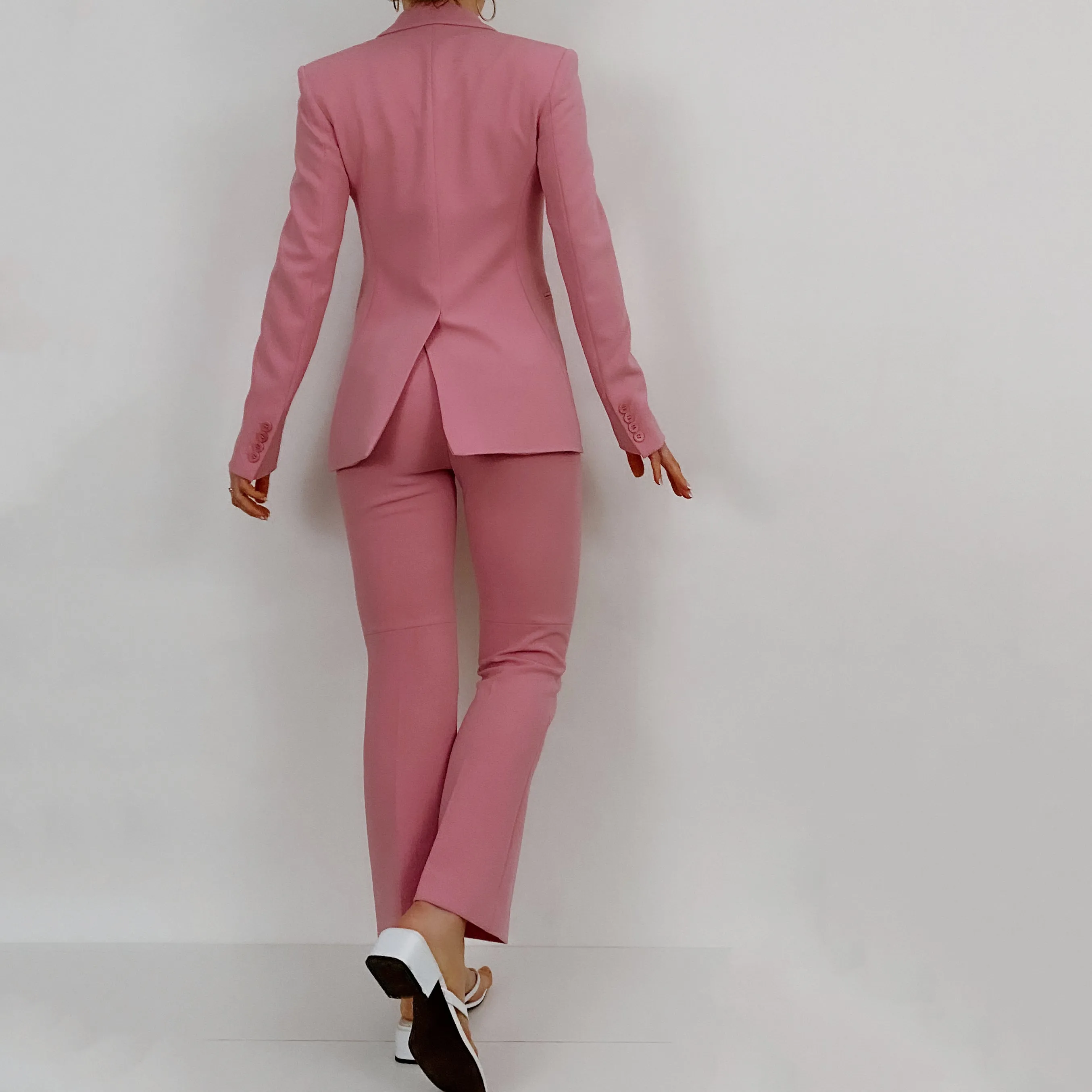 Pink Tailored Pant Suit