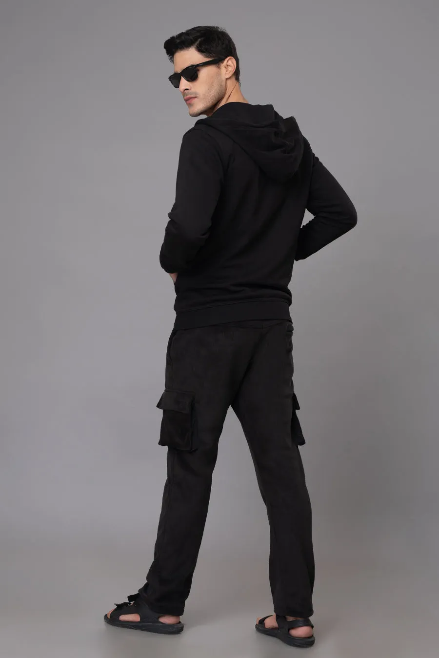 PREMIUM CORDUROY STRAIGHTFIT -BLACK