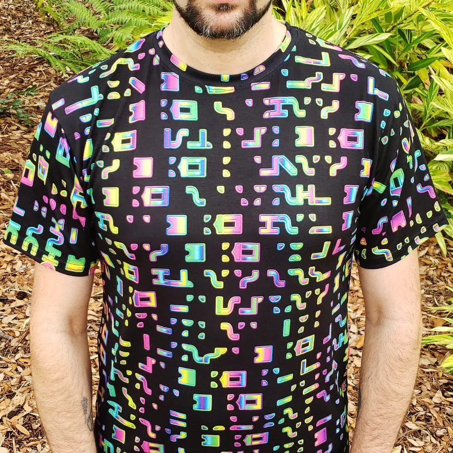 Psychedelic Shirt (UV/RGB, Eco-Friendly, Unisex) | GLYPHIK
