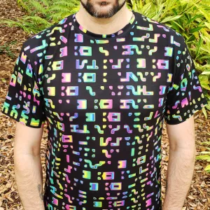 Psychedelic Shirt (UV/RGB, Eco-Friendly, Unisex) | GLYPHIK