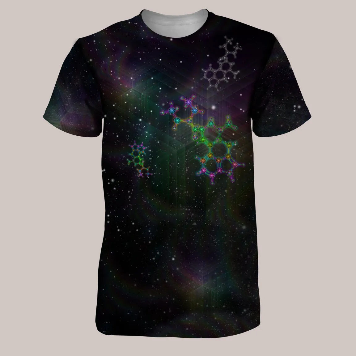 Psychedelic T-Shirt (UV/RGB, Eco-Friendly, Unisex) | ACID
