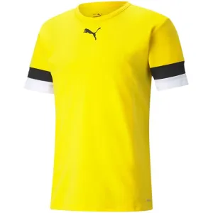 Puma Men's DryCELL Mesh Training Jersey - Vibrant Yellow, Quick-Dry Performance