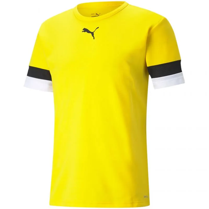 Puma Men's DryCELL Mesh Training Jersey - Vibrant Yellow, Quick-Dry Performance