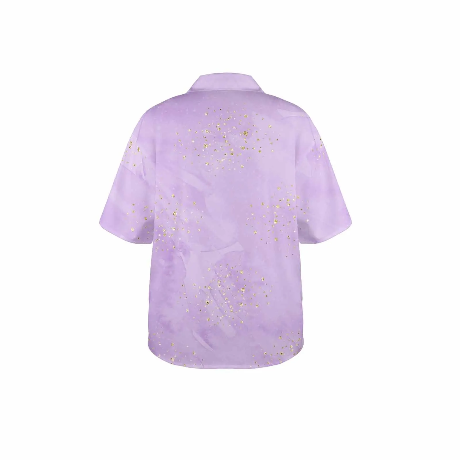 Purple  Women's Hawaiian Shirt