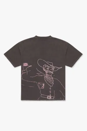 "HOWDY" VINTAGE GREY TEE