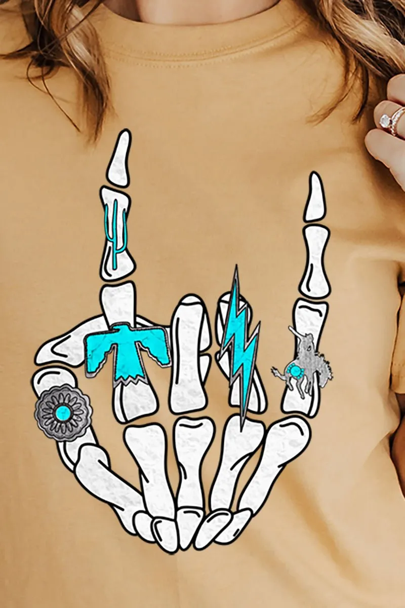 Rockin' Turquoise Short Sleeve Relaxed Fit T-Shirt