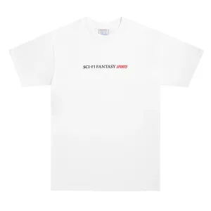 SCI-FI FANTASY SCI-FI SPORTS TEE // WHITE