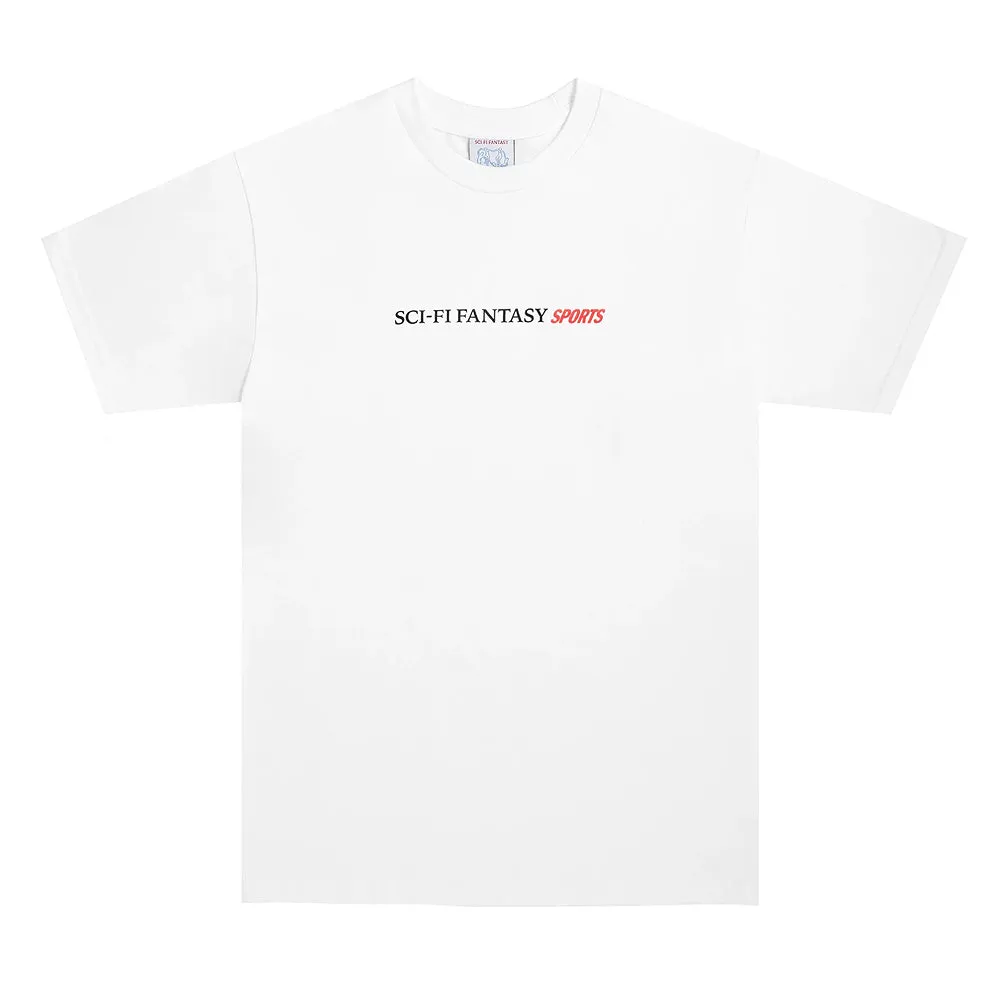 SCI-FI FANTASY SCI-FI SPORTS TEE // WHITE