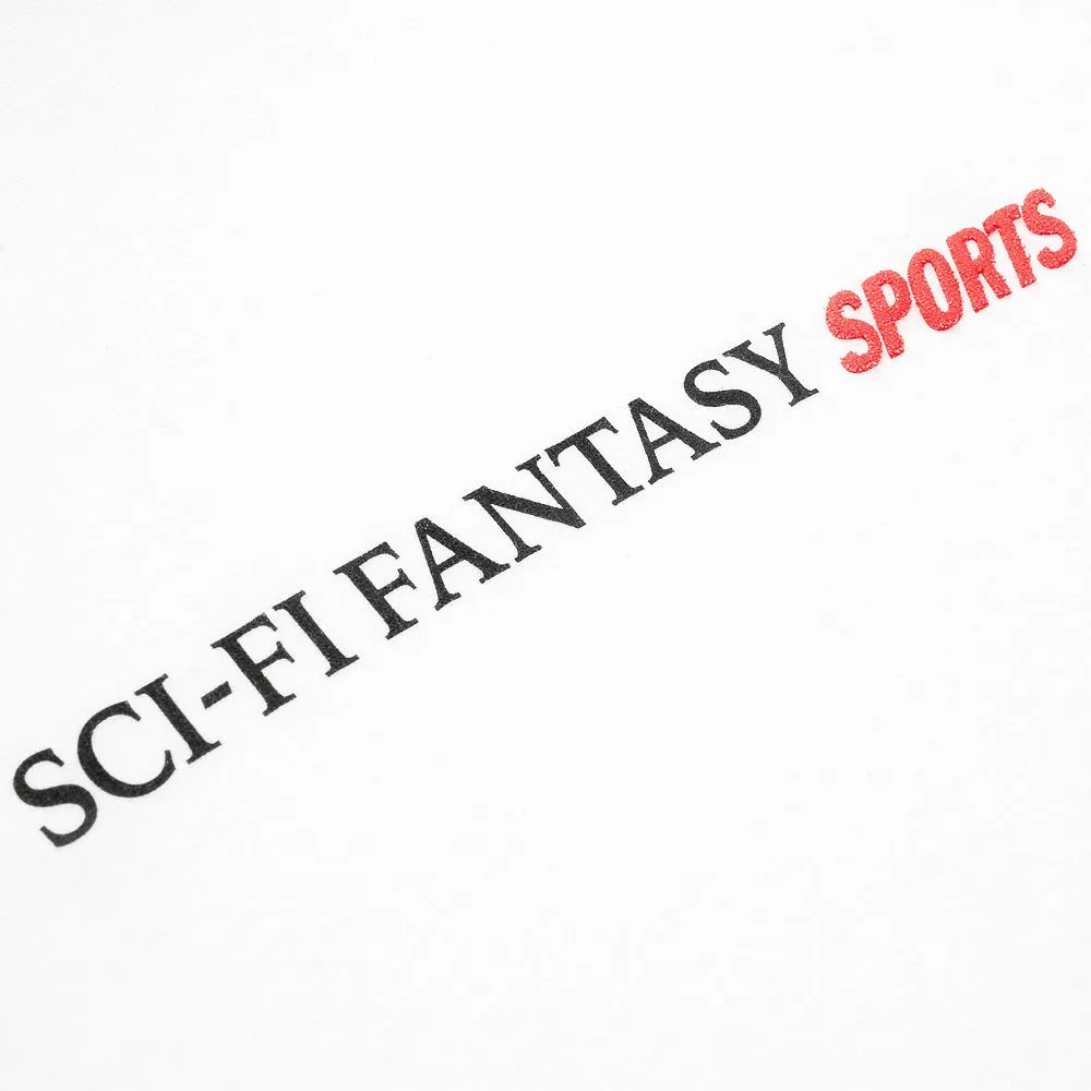 SCI-FI FANTASY SCI-FI SPORTS TEE // WHITE