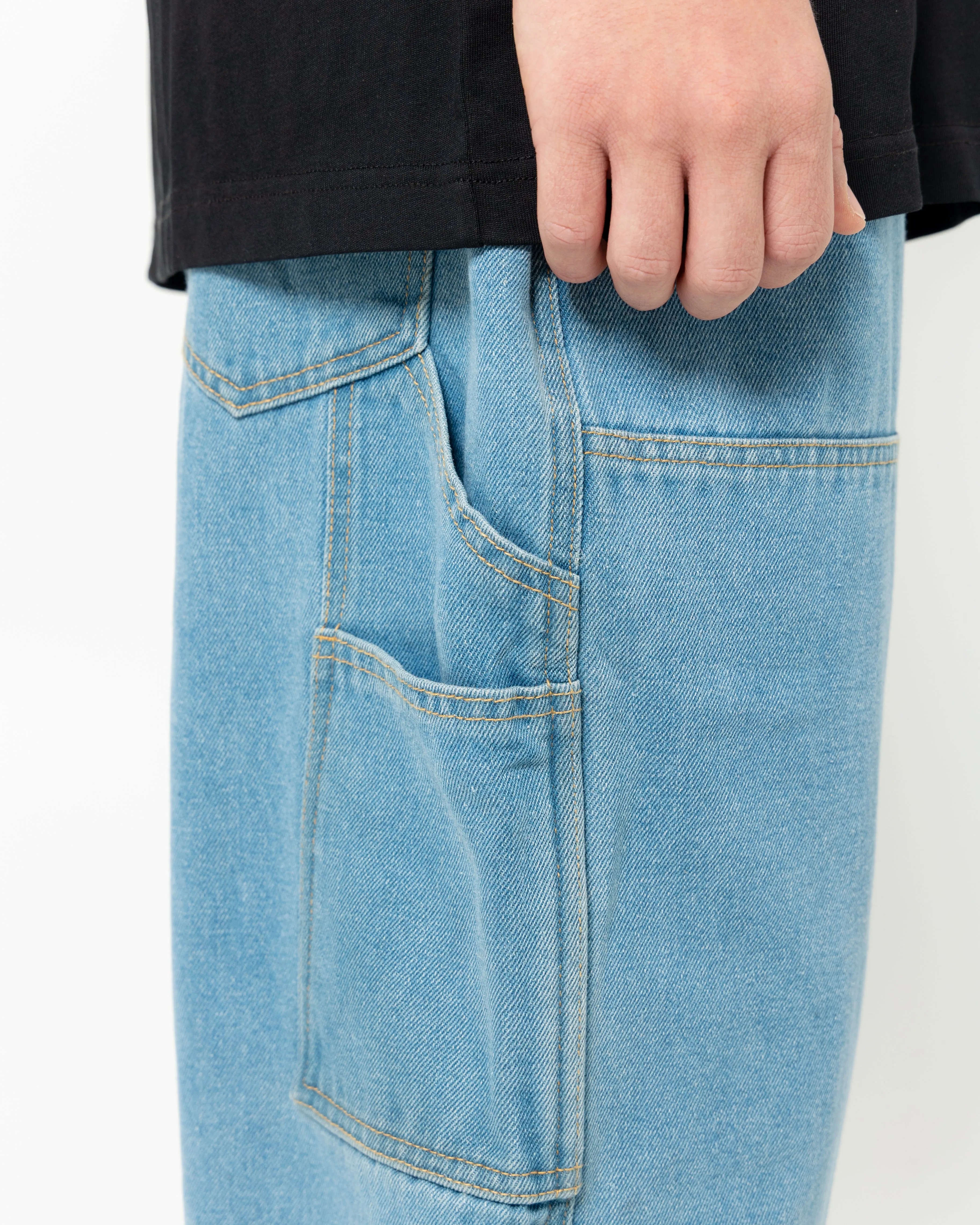 Seasonal Bottom Denim Overlaid LP