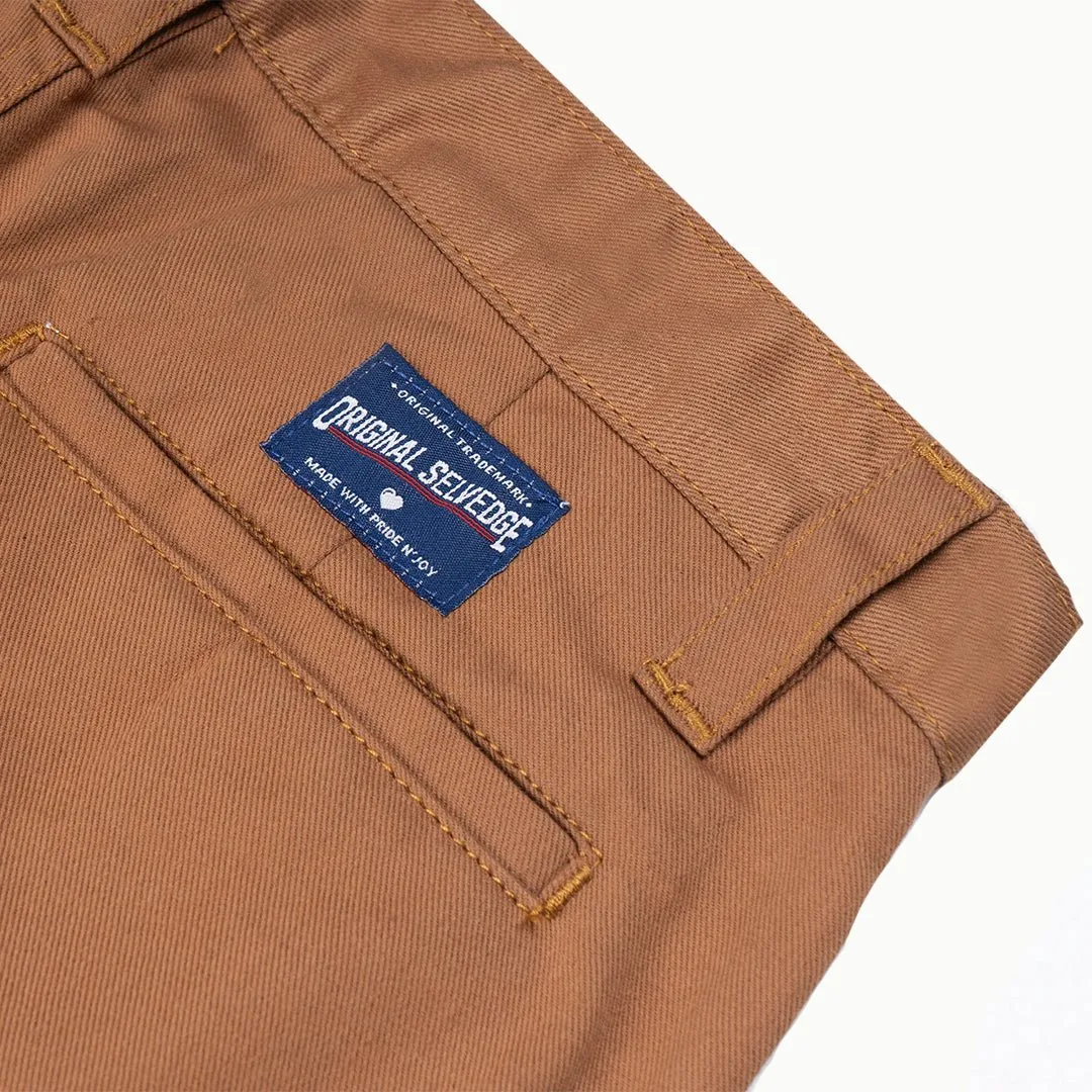 Selvedge Chino Pants Khaki