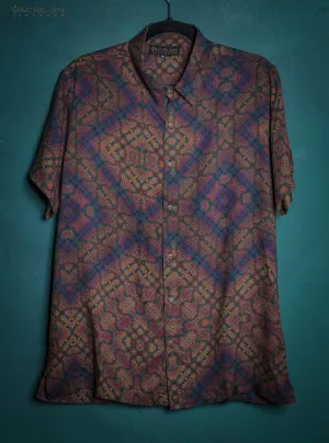 Shirt Men Half Sleeves / Viscose AOP - DELIKSATEZEN