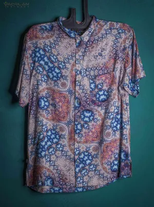 Shirt Men Half Sleeves / Viscose AOP - OZAKI 8