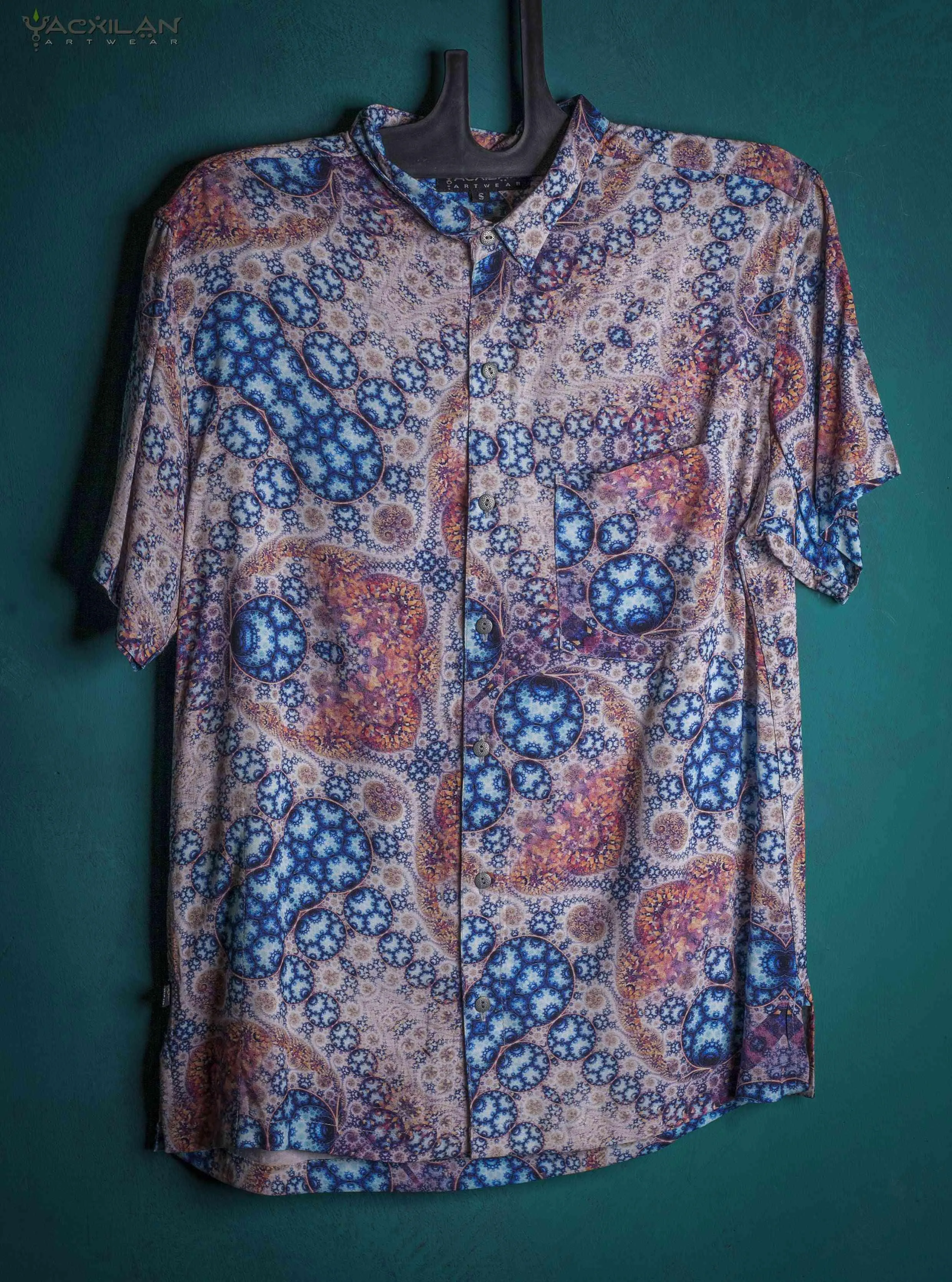 Shirt Men Half Sleeves / Viscose AOP - OZAKI 8