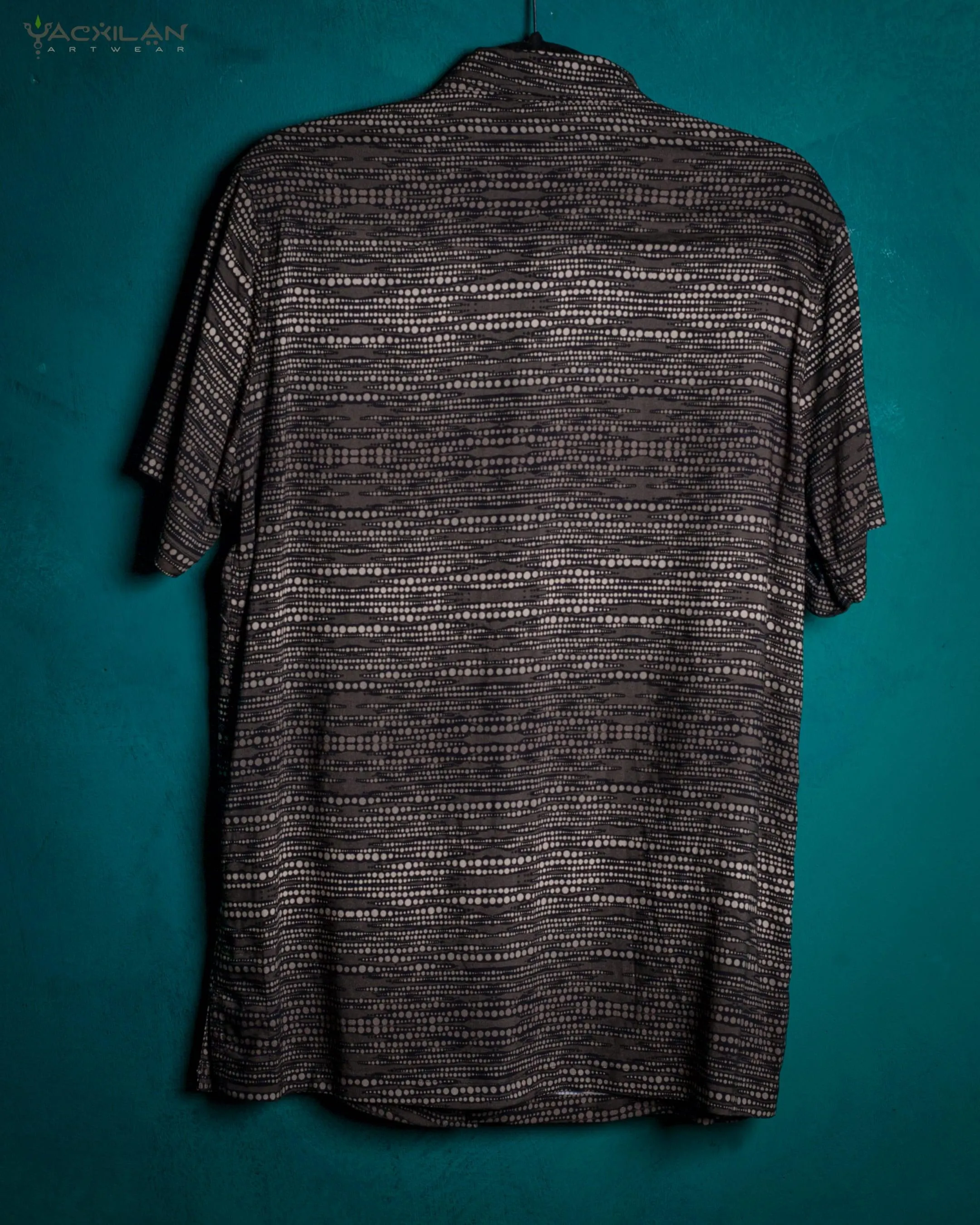 Shirt Men Half Sleeves / Viscose AOP - SANDSTORM