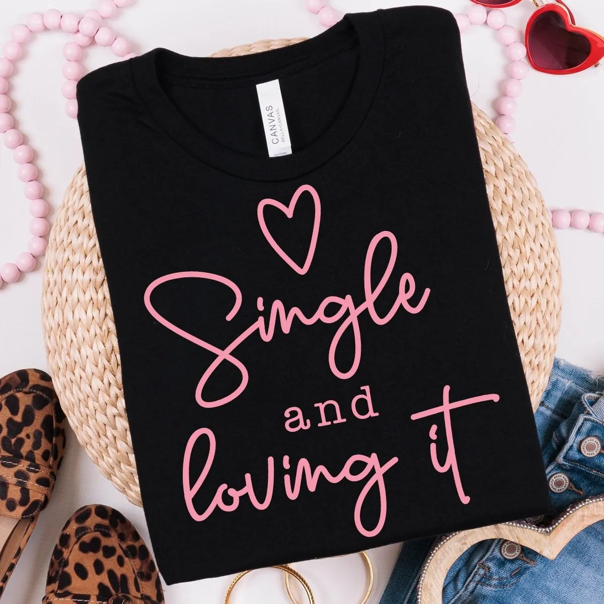 Single and Loving It Wholesale Tee