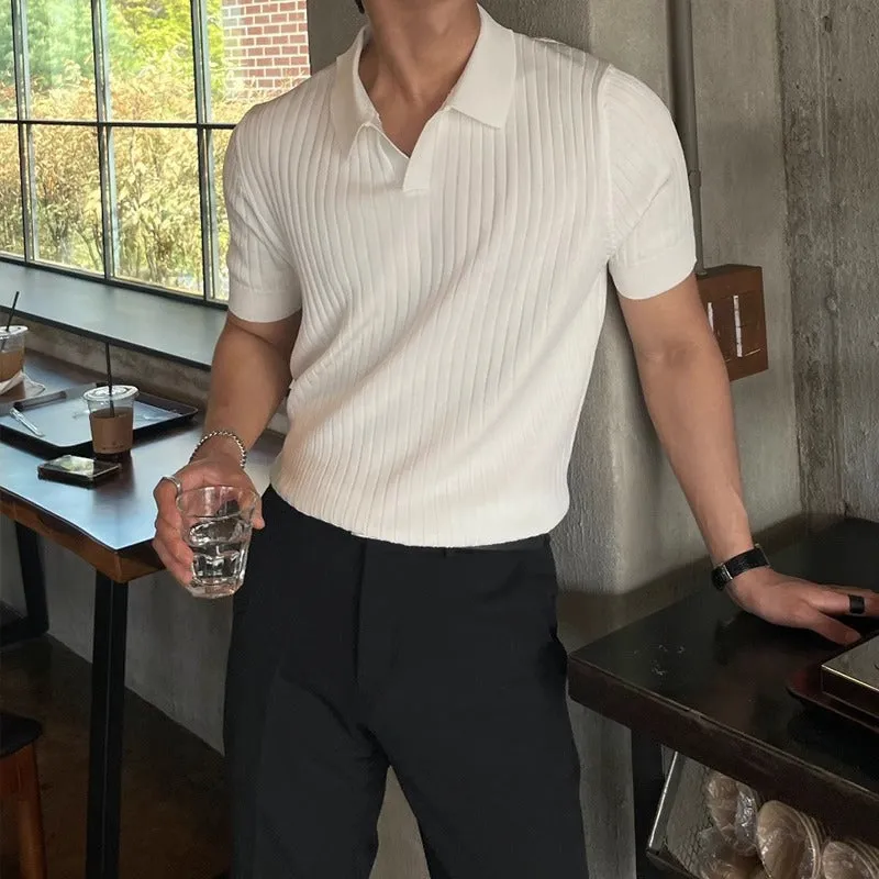 Slim Fit Striped Polo Shirt