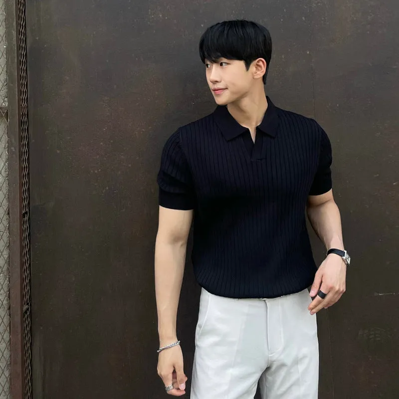 Slim Fit Striped Polo Shirt