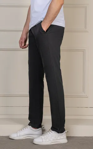 SLIM FIT TWILL PANT BLACK