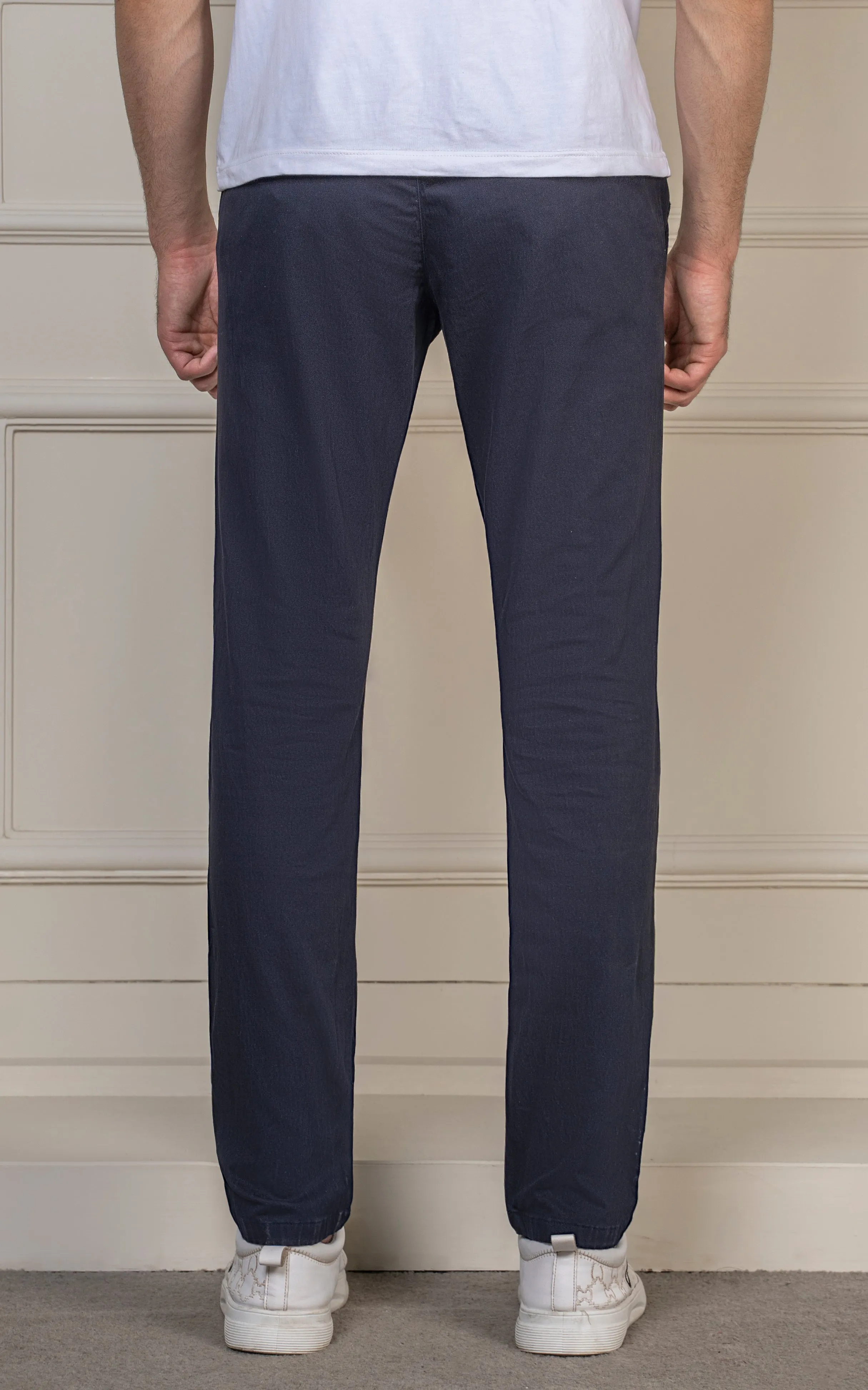 SLIM FIT TWILL PANT NAVY
