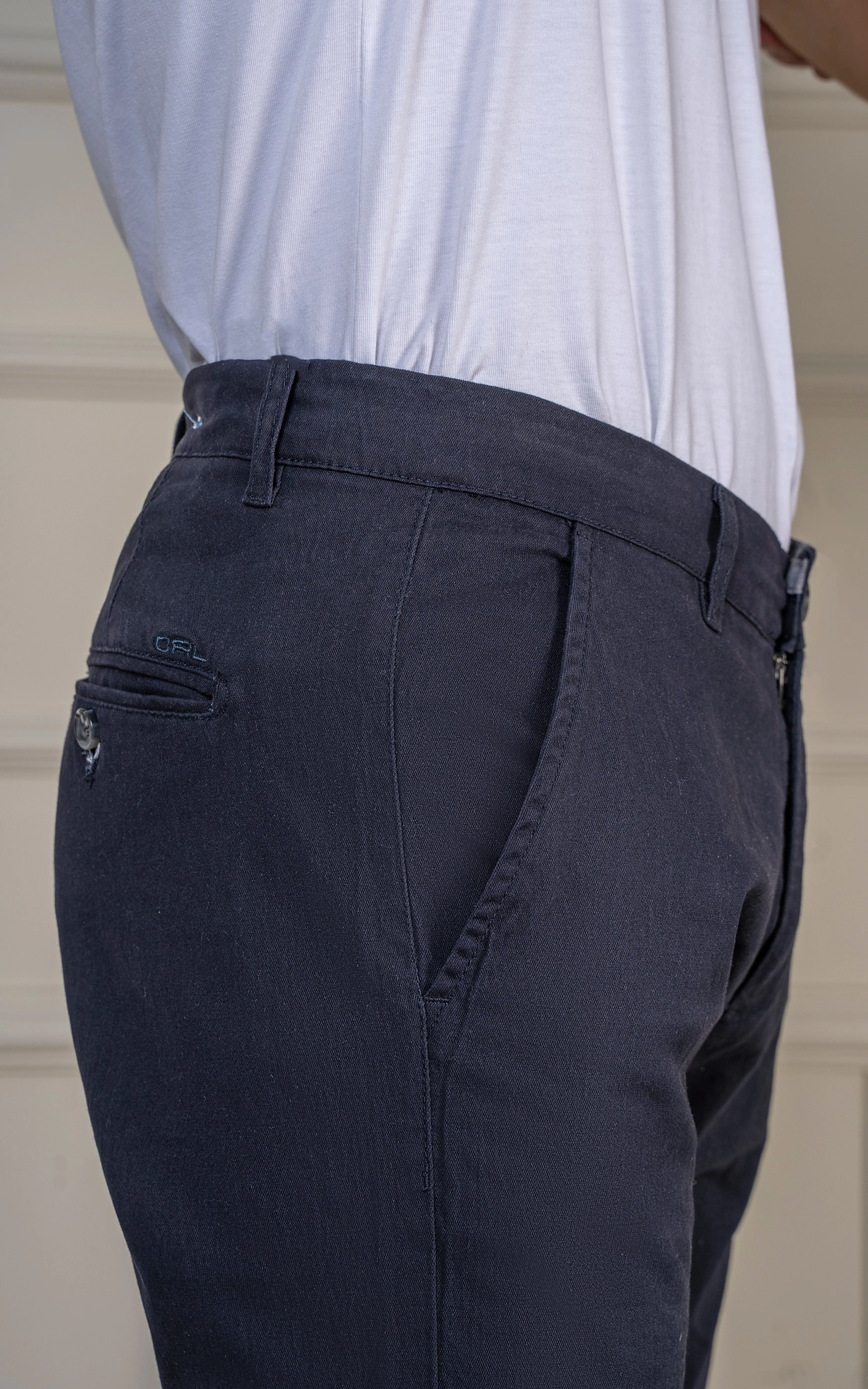 SLIM FIT TWILL PANT NAVY